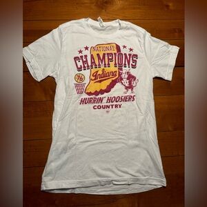 Hoosiers National Champion graphic tee
